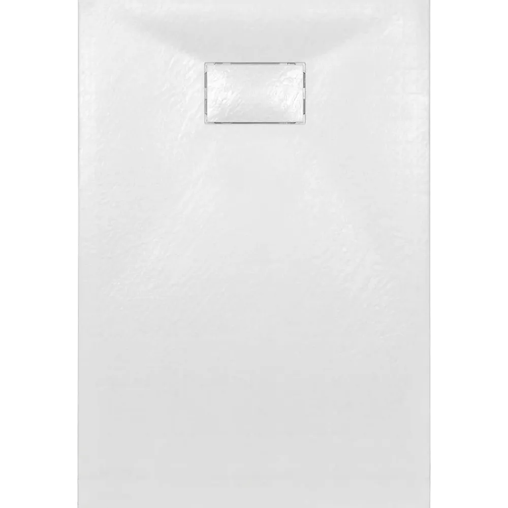 Vidaxl Bac de douche SMC Blanc 120 x 70 cm