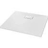 Vidaxl Bac de douche SMC Blanc 90 x 80 cm