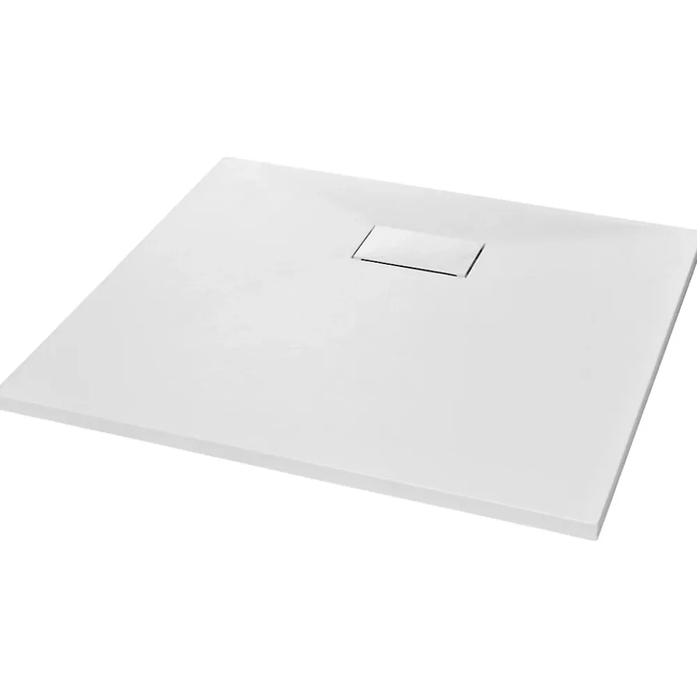 Vidaxl Bac de douche SMC Blanc 90 x 80 cm