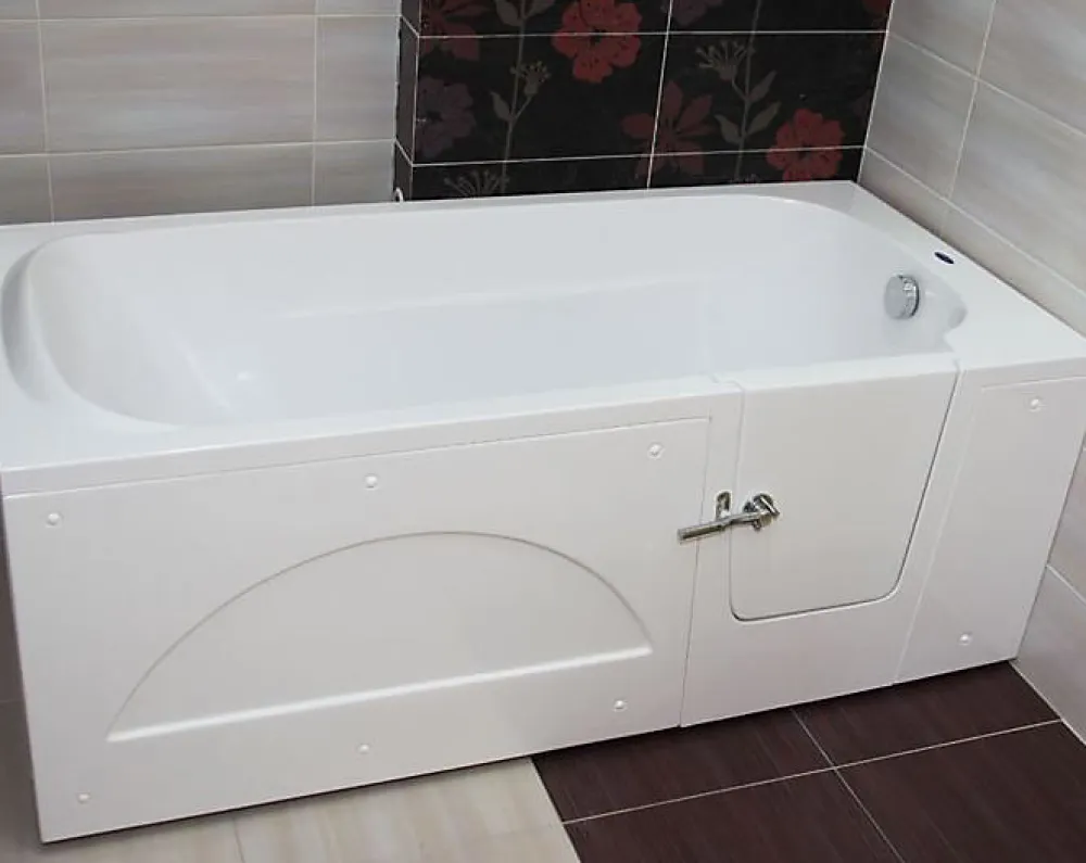 Azura Home Design Baignoire à porte EULALIE - 160cm