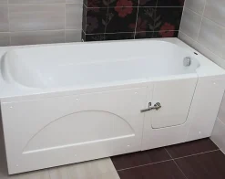 Azura Home Design Baignoire à porte EULALIE - 150cm