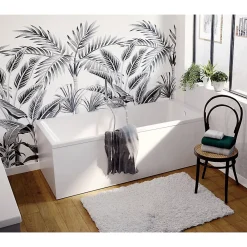 GoodHome Baignoire 170 x 75 cm Teesta