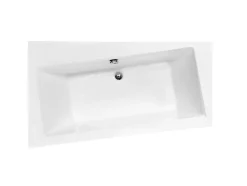 Azura Home Design Baignoire angle gauche ZIANIGI avec tablier - 160cm