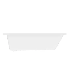 Baignoire Asymétrique|GoodHome Baignoire asymétrique droite 160x90 cm, blanc, Teesta