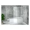 Baignoire Asymétrique|Azura Home Design Baignoire asymétrique INTEGRA 75 cm + pare baignoire - Droit - 170cm