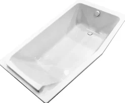 Baignoire Douche|Jacob Delafon Baignoire bain douche 170 x 85 cm blanc brillant