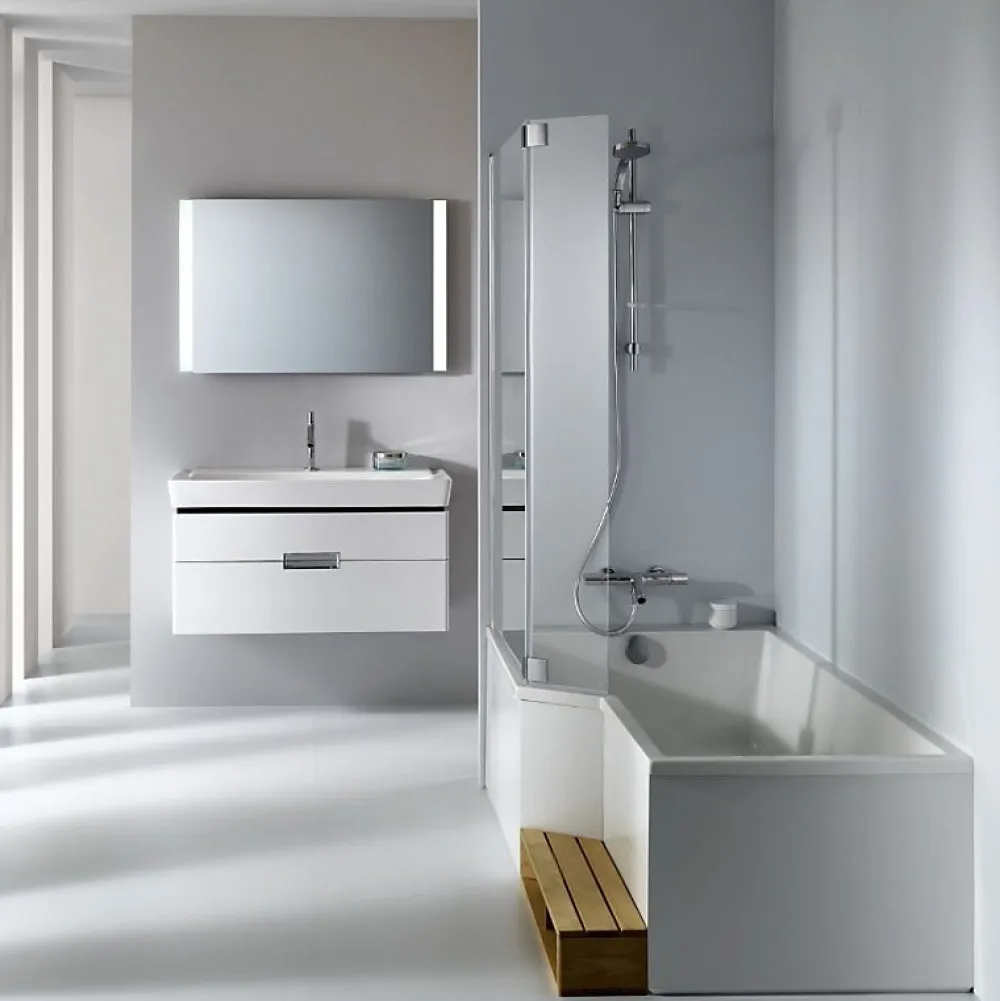 Baignoire Droite|Jacob Delafon Baignoire bain douche 150 x 80 cm Neo blanc brillant gauche