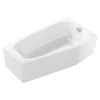 Jacob Delafon Baignoire bain douche 170 x 90 Bastille vidage à droite blanc mat