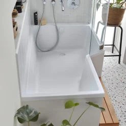 Jacob Delafon Baignoire bain douche 170 x 90 cm Neo blanc mat droite