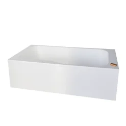Baignoire Droite|Jacob Delafon Baignoire bain douche Malice antidérapante + tablier niche 160 x 85 version droite
