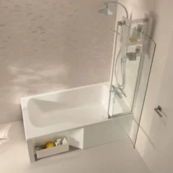 Baignoire Droite|Jacob Delafon Baignoire bain douche Malice, version droite Blanc brillant 170 x 90