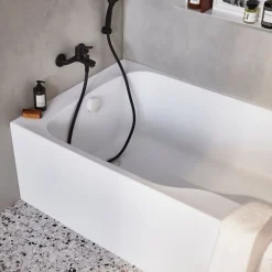 Jacob Delafon Baignoire bain douche Malice antidérapante + tablier angle 160 x 85 gauche