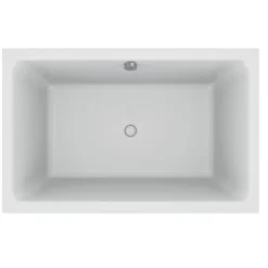 Baignoire Droite|Jacob Delafon Baignoire bain douche Capsule compacte et profonde 140 x 90 cm