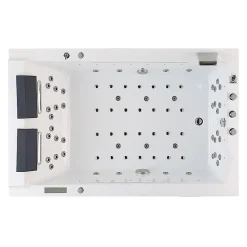 Archipel Baignoire balneo LORD DUO BLANC 2 places 185X120 - DROITE