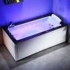 Archipel Baignoire balneo LORD SOLO MAX BLACK 1 place 180X90 - GAUCHE