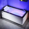 Baignoire Balnéo|Archipel Baignoire balneo LORD SOLO MAX BLACK 1 place 180X90 - DROITE