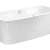 Vente-unique Baignoire balnéo à leds SIRGAO - 1 place - 155L - 150x75 cm - Blanche