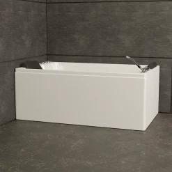 Baignoire Balnéo|Spalina Baignoire balnéo 2 places droite Brava Duo 170x100 cm, blanc, by