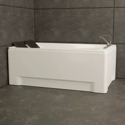 Spalina Baignoire balnéo 2 places droite Tonsay Duo 180x120 cm, blanc, by