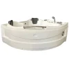 Eliteshopping Baignoire Balnéo blanc 150 X 150 cm Chromothérapie 9 jets Alyssa
