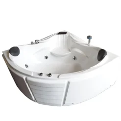 Baignoire Balnéo|Eliteshopping Baignoire Balnèo blanc 150 X 150 cm pour 2 personnes 6 jets Anemone