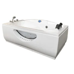 Baignoire Balnéo|Eliteshopping Baignoire Balnèo Blanche 170 X 90 cm 11 jets Freesia