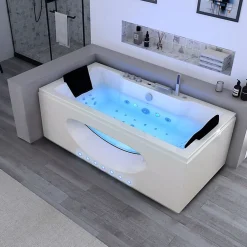 Baignoire Balnéo|Distribain Baignoire balnéo Caïman 32 jets Whirlpool