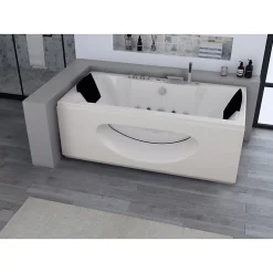 Baignoire Balnéo|Distribain Baignoire balnéo Caïman 32 jets Whirlpool