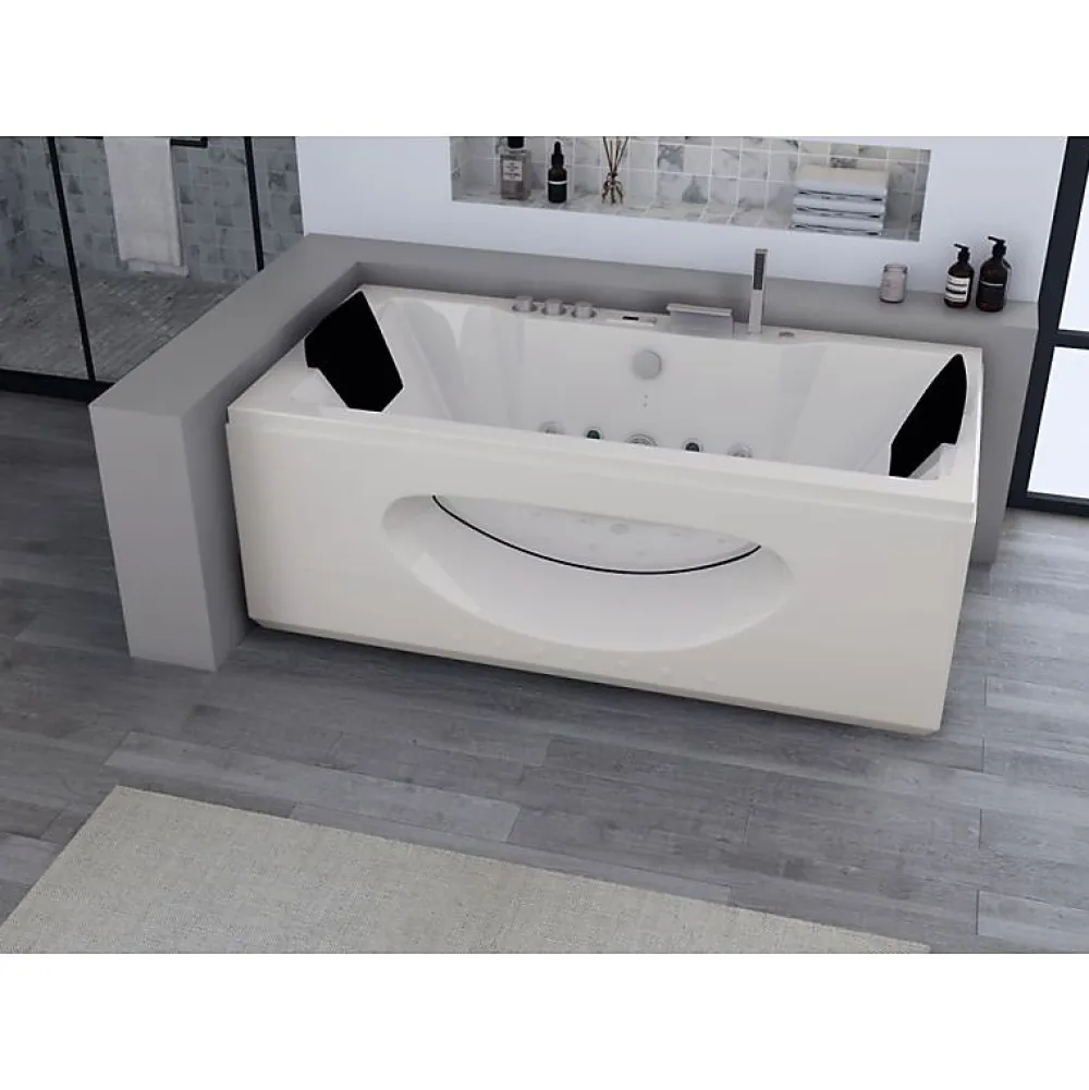 Baignoire Balnéo|Distribain Baignoire balnéo Caïman 32 jets Whirlpool