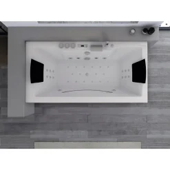Baignoire Balnéo|Distribain Baignoire balnéo Caïman 32 jets Whirlpool