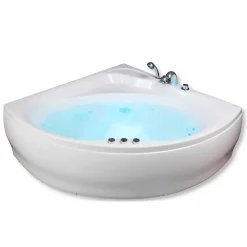 Baignoire Balnéo|Baignoire D'Angle|Spalina Baignoire balnéo d'angle Maldives Jets 135x135 cm, by