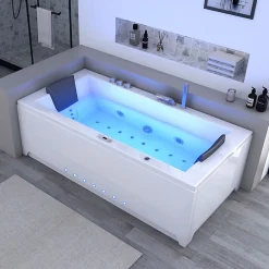Baignoire Balnéo|Distribain Baignoire balnéo London 32 jets Whirlpool