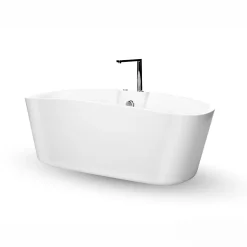 Baignoire Îlot|Spalina Baignoire balnéo îlot Tao Bulle 170x80 cm, blanc, By
