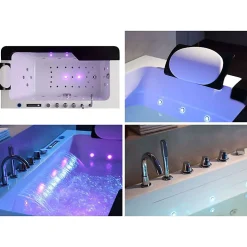 Baignoire Balnéo|Distribain Baignoire balnéo Monaco 37 jets Whirlpool