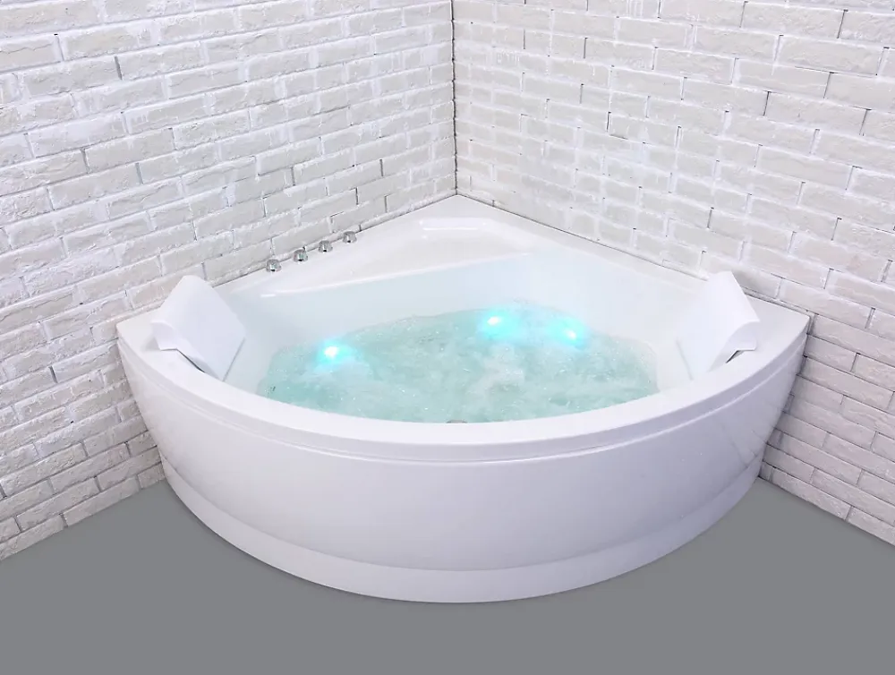 Baignoire Balnéo|Baignoire D'Angle| Baignoire balnéo Selonia 140 x 140 cm