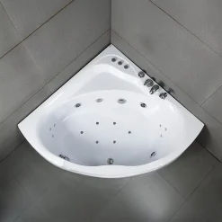 Spalina Baignoire Balnéo Tasmanie White Jets, 135x135cm, by