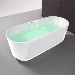 Spalina Baignoire Balnéo Ukio white Bulle 175x75x65cm, by