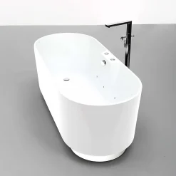 Spalina Baignoire Balnéo Ukio white Bulle 175x75x65cm, by