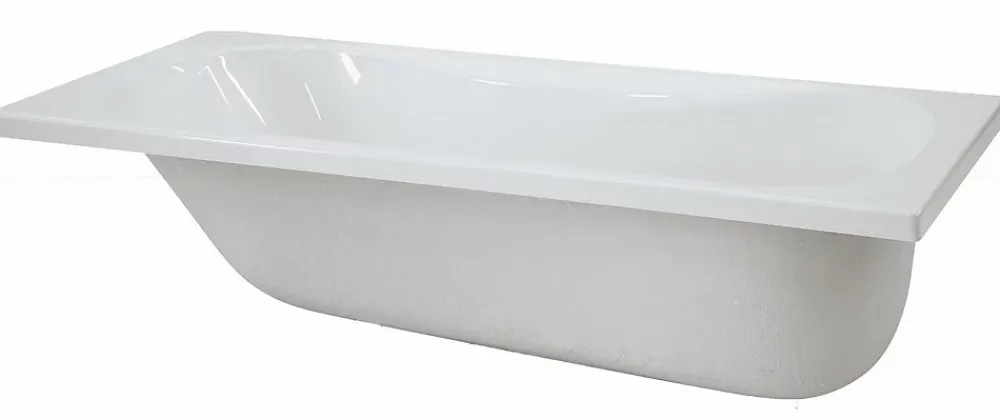 Baignoire Droite|Novellini Baignoire CALYPSO (pieds inclus) - Dimensions : 180 x 80 cm - Couleur BLANC
