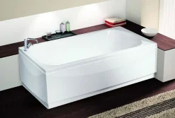 Baignoire Droite|Novellini Baignoire CALYPSO (pieds inclus) - Dimensions : 180 x 80 cm - Couleur BLANC