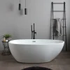 Baignoire Îlot|Kiamami Valentina Baignoire Centrale Ovale En Acrylique Blanc Alexandra