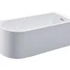 Vente-unique Baignoire d'angle - 201L - 150 x 75 x 58 cm - Blanche - Angle droit - ANIKA