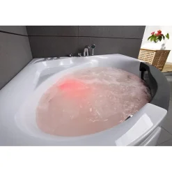 Sanitaire Baignoire d'angle balnéo CARAIBES 135x135cm