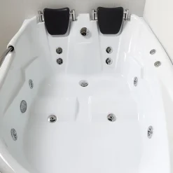 Kiamami Valentina Baignoire D'angle Double Avec Hydromassage Aida Gauche