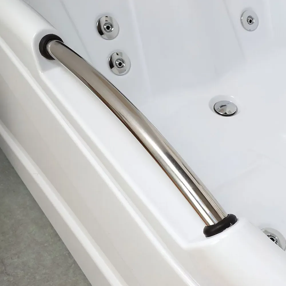 Kiamami Valentina Baignoire D'angle Double Avec Hydromassage Aida Gauche