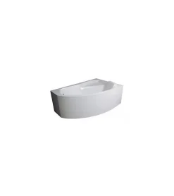 Azura Home Design Baignoire d'angle droite RIMA avec tablier - 130cm