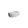 Baignoire Asymétrique|Azura Home Design Baignoire d'angle droite RIMA avec tablier - 140cm