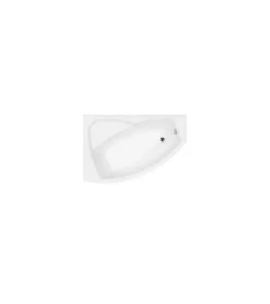 Baignoire Asymétrique|Azura Home Design Baignoire d'angle gauche RIMA avec tablier - 140cm