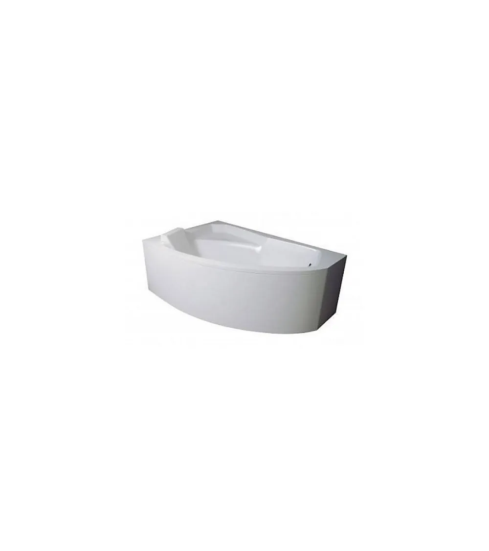 Azura Home Design Baignoire d'angle gauche RIMA avec tablier - 150cm
