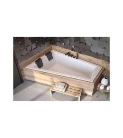 Baignoire Droite|Azura Home Design Baignoire d'angle Gauche ULTIMA DUO ultra-slim - 170cm
